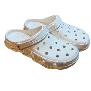 Platform Clogs White Comfort Slip On Sandals‎ Shoes Slides Size 45